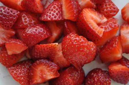 Strawberries, Quartered